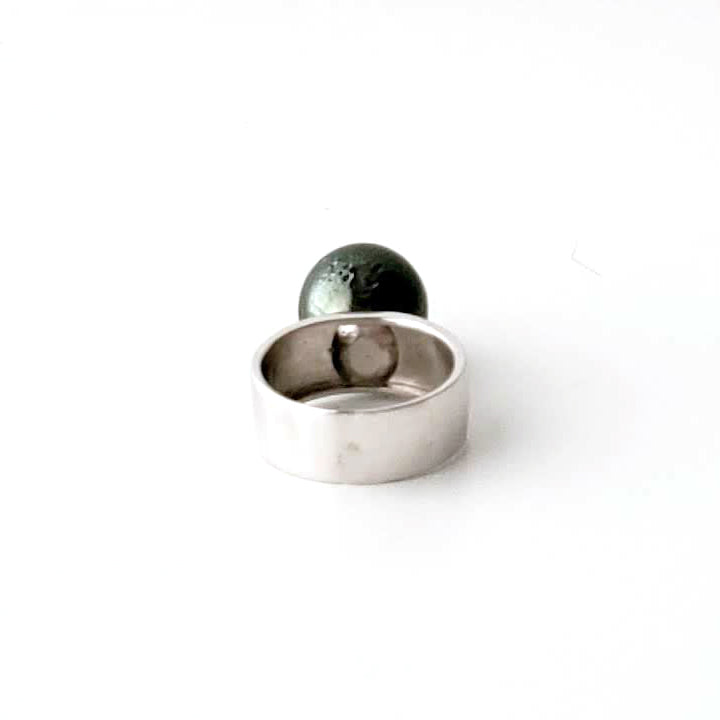 Black South Sea Pearl Rings Ash Herrera Jewelry