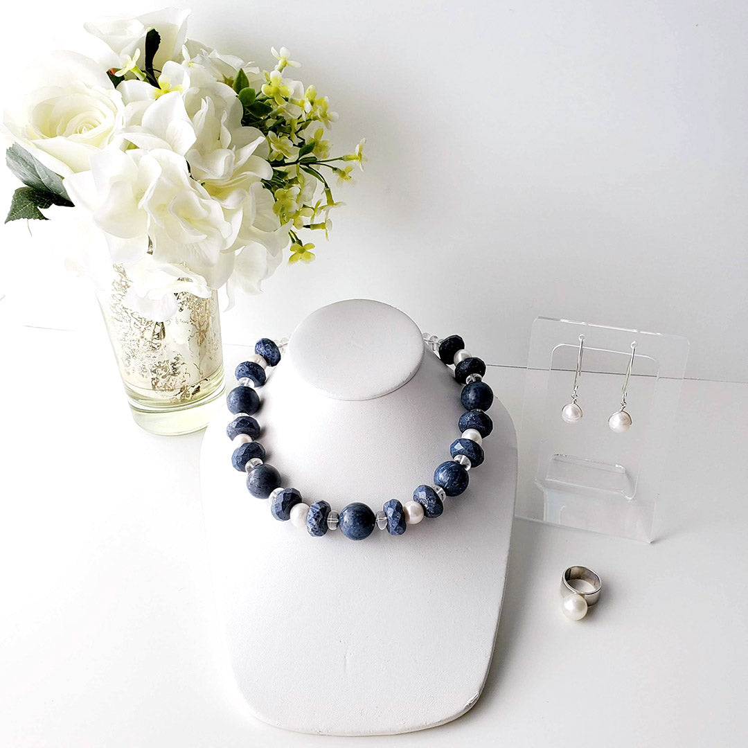 Denim Necklace Ash Herrera Jewelry