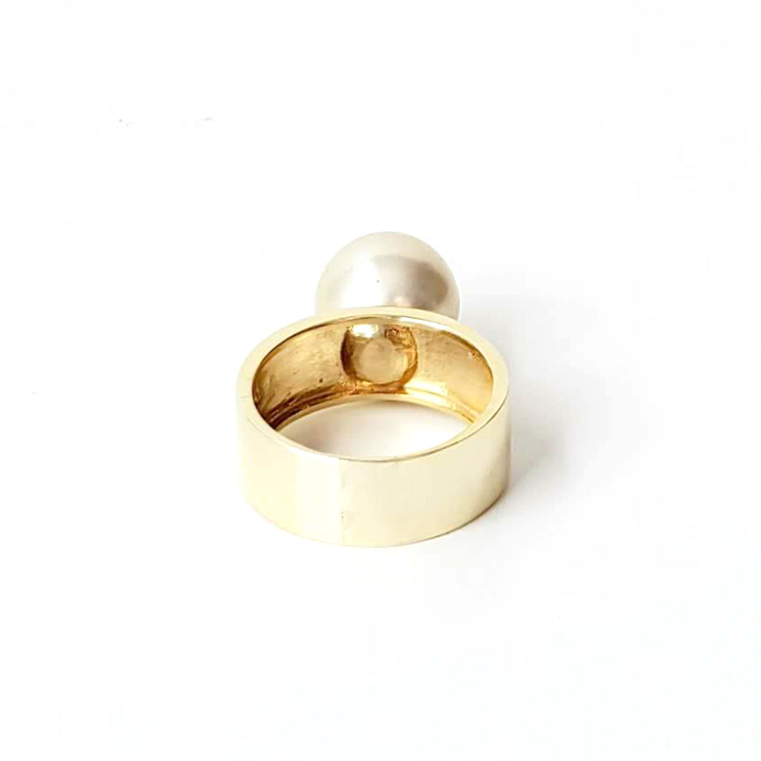 Light Champagne South Sea Pearl Rings Ash Herrera Jewelry