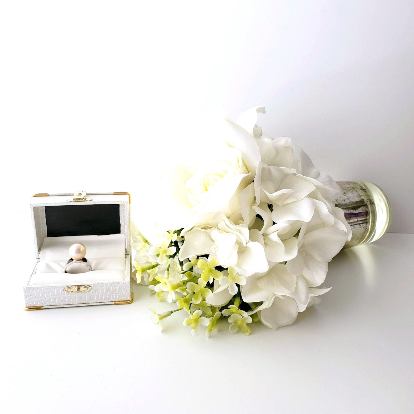 Light Champagne South Sea Pearl Rings Ash Herrera Jewelry