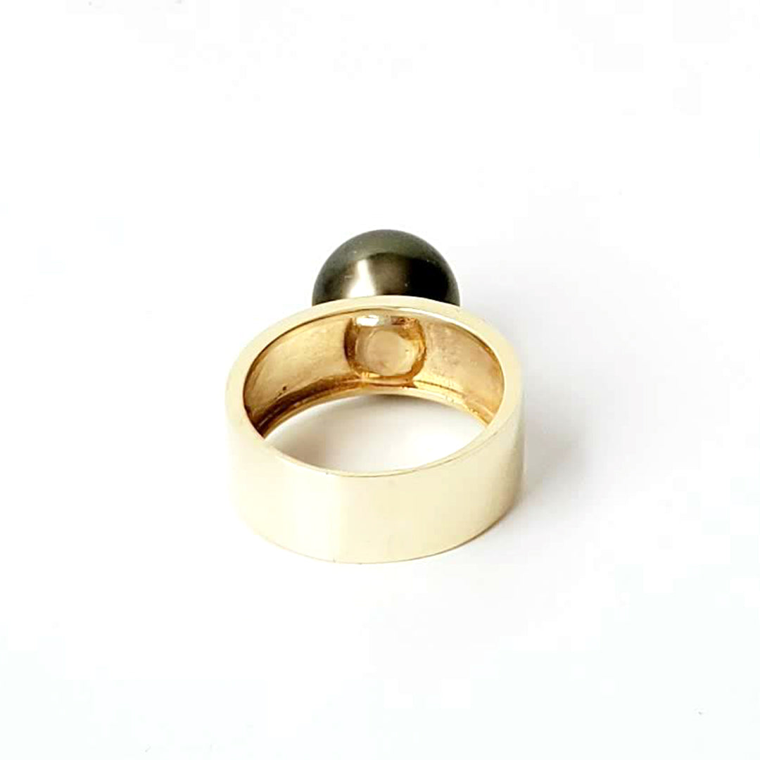 Pistachio South Sea Pearl Rings Ash Herrera Jewelry