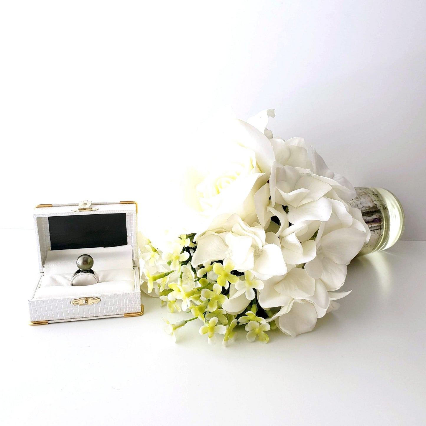 Pistachio South Sea Pearl Rings Ash Herrera Jewelry