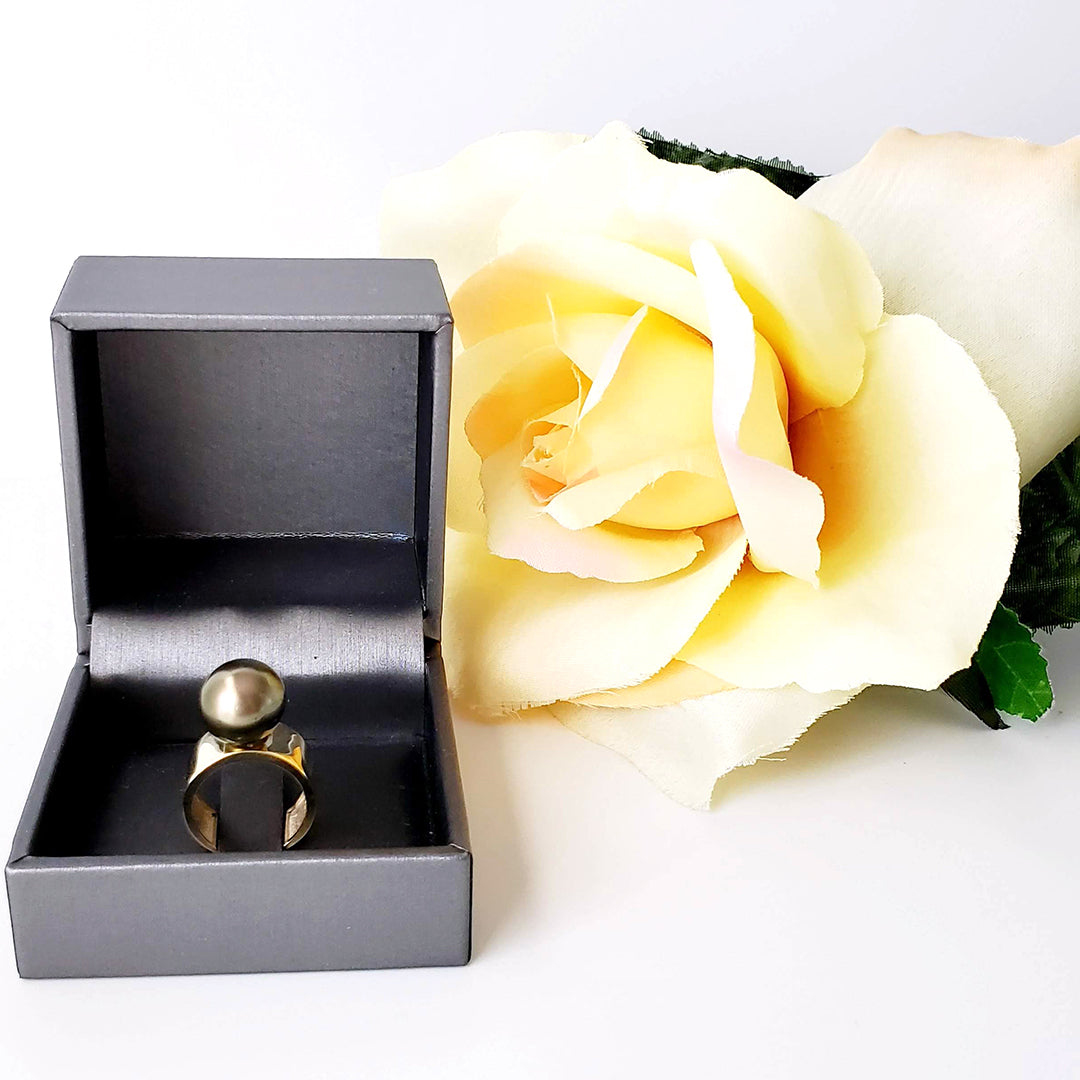 Pistachio South Sea Pearl Rings Ash Herrera Jewelry