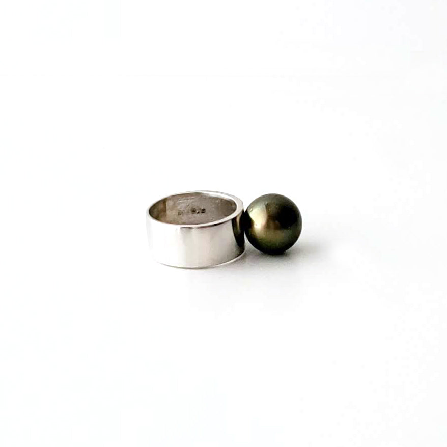 Pistachio South Sea Pearl Rings Ash Herrera Jewelry
