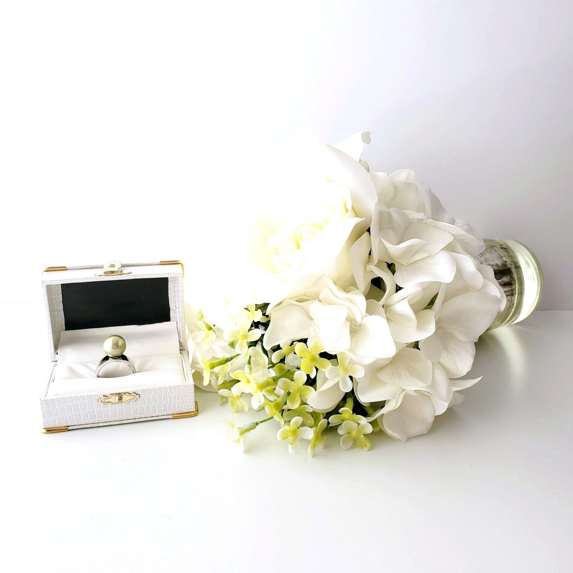 Tropical Green South Sea Pearl Rings Ash Herrera Jewelry