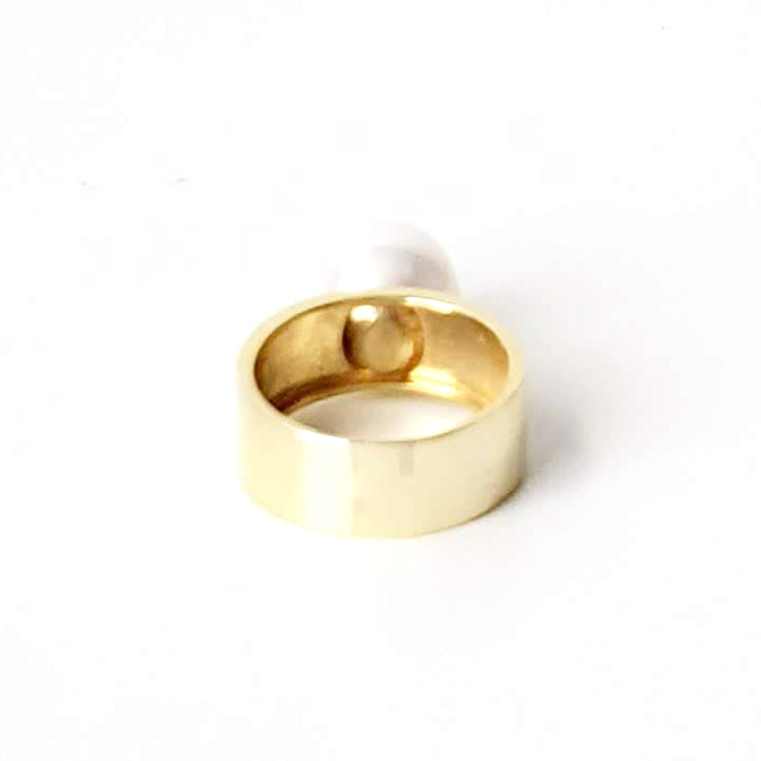 White South Sea Pearl Rings Ash Herrera Jewelry