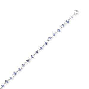 Tanzanite anklet on sale